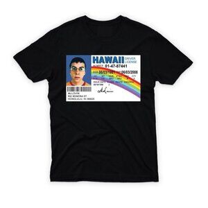 Superbad McLovin Fake ID T-Shirt Funny Movie Graphic Fan Gift Comedy Tee 159